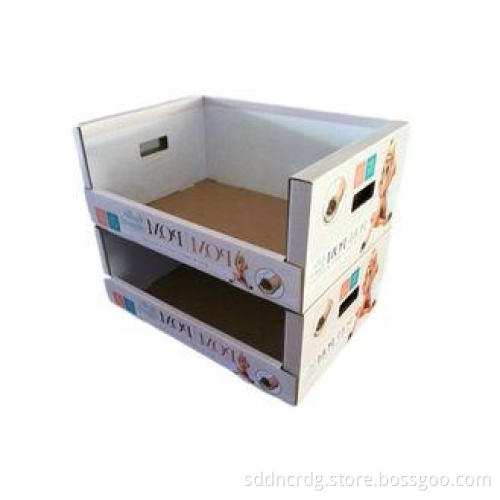 Portable Retail Pop Cardboard Display PDQ For Cloth Display